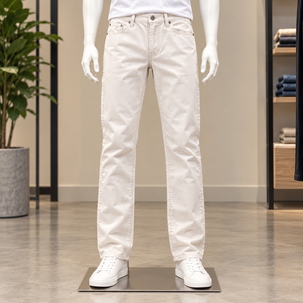 U.S. Polo Assn. Premium Pants Mens 34x30 White Straight Leg Denim Jeans
